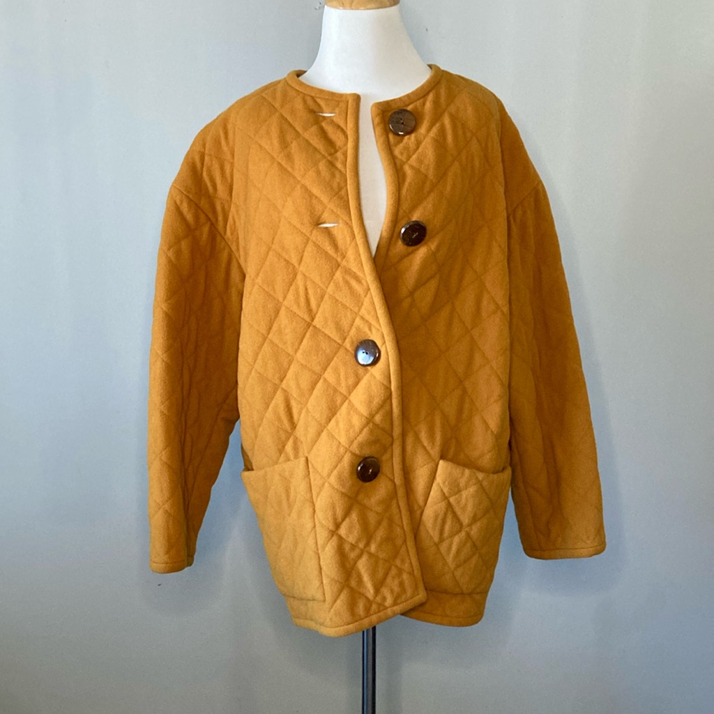 Vintage Quilted Albert Nippon Wool Jacket Sz 10